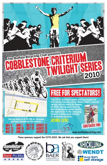 COBBLESTONE CRITERIUM TWILIGHT SERIES 2010 - RACING STARTS THURSDAY, MAY 6!